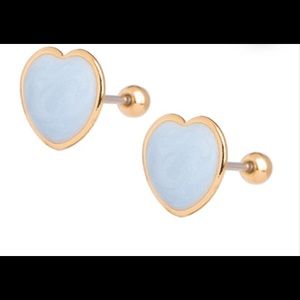 Aretes. With a little ball back. 18k gold baths